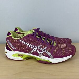 Asics Women’s Size 8.5 Gel-Solution Speed Purple Tennis / Pickleball Shoes